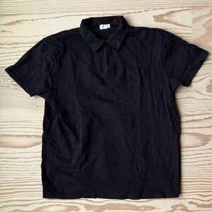 Sunspel Men’s Black Riviera Polo XXL, Iconic James Bond Polo